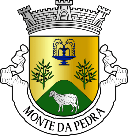 Brasão da freguesia de Monte da Pedra - Monte da Pedra civil parish, coat-of-arms Brasão da freguesia de Monte da Pedra - Monte da Pedra civil parish, coat-of-arms