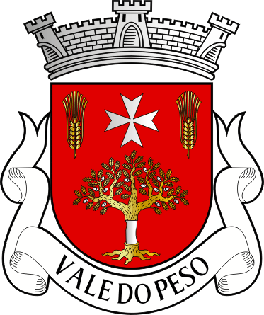 Brasão da antiga freguesia de Vale do Peso - Vale do Peso former civil parish, coat-of-arms Brasão da antiga freguesia de Vale do Peso - Vale do Peso former civil parish, coat-of-arms