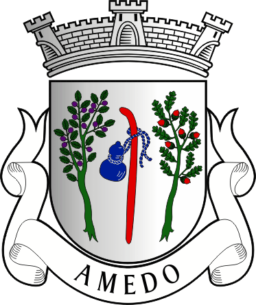 Brasão da antiga freguesia de Amedo - Amedo former civil parish, coat-of-arms Brasão da antiga freguesia de Amedo - Amedo former civil parish, coat-of-arms