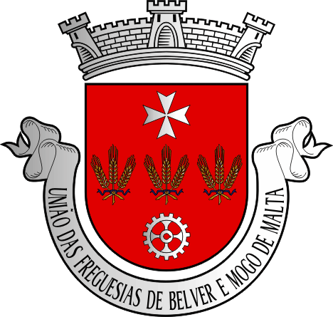 Brasão da Freguesia de Belver e Mogo de Malta - Belver and Mogo de Malta civil parish, coat-of-arms Brasão da Freguesia de Belver e Mogo de Malta - Belver and Mogo de Malta civil parish, coat-of-arms