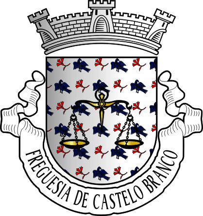 Brasão da freguesia de Castelo Branco - Castelo Branco civil parish, coat-of-arms