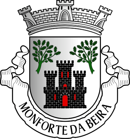 Brasão da freguesia de Monforte da Beira - Monforte da Beira civil parish, coat-of-arms