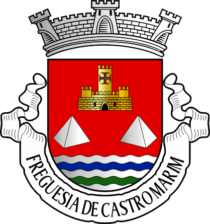 Brasão da freguesia de Castro Marim - Castro Marim civil parish, coat-of-arms Brasão da freguesia de Castro Marim - Castro Marim civil parish, coat-of-arms