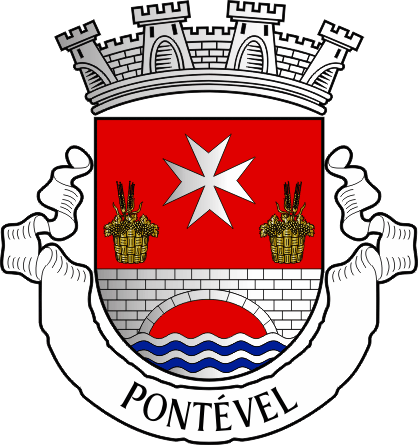 Brasão da freguesia de Pontével - Pontével civil parish, coat-of-arms