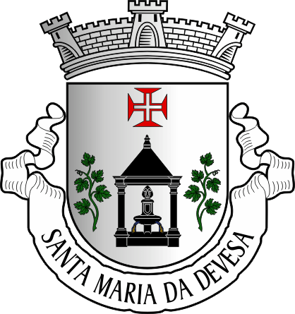 Brasão da freguesia de Santa Maria da Devesa - Santa Maria da Devesa civil parish, coat-of-arms Brasão da freguesia de Santa Maria da Devesa - Santa Maria da Devesa civil parish, coat-of-arms