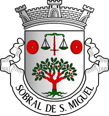 Brasão da freguesia de Sobral de São Miguel - Sobral de São Miguel civil parish, coat-of-arms Brasão da freguesia de Sobral de São Miguel - Sobral de São Miguel civil parish, coat-of-arms