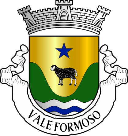 Brasão da antiga freguesia de Vale Formoso - Vale Formoso former civil parish, coat-of-arms Brasão da antiga freguesia de Vale Formoso - Vale Formoso former civil parish, coat-of-arms