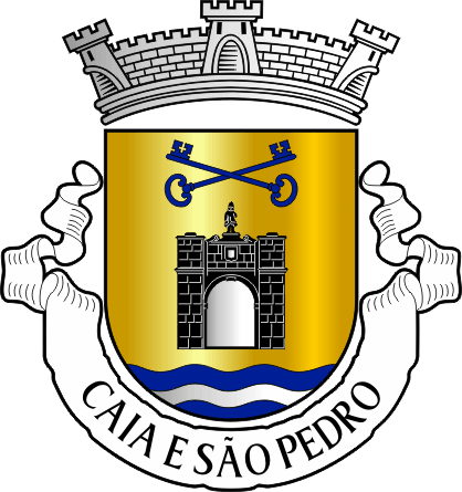 Brasão da antiga freguesia de Caia e São Pedro - Caia and São Pedro former civil parish, coat-of-arms Brasão da antiga freguesia de Caia e São Pedro - Caia and São Pedro former civil parish, coat-of-arms