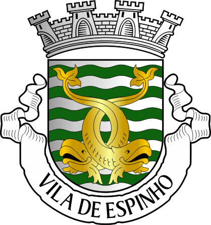 Brasão do Município de Espinho - Espinho municipal coat-of-arms Brasão do Município de Espinho - Espinho municipal coat-of-arms
