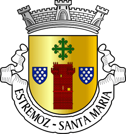 Brasão da antiga freguesia de Estremoz (Santa Maria) - Estremoz (Santa Maria) former civil parish, coat-of-arms Brasão da antiga freguesia de Estremoz (Santa Maria) - Estremoz (Santa Maria) former civil parish, coat-of-arms