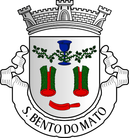 Brasão da freguesia de São Bento do Mato - São Bento do Mato civil parish, coat-of-arms Brasão da freguesia de São Bento do Mato - São Bento do Mato civil parish, coat-of-arms