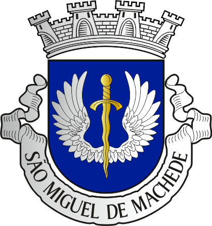 Brasão da Freguesia de São Miguel de Machede - São Miguel de Machede civil parish, coat-of-arms Brasão da Freguesia de São Miguel de Machede - São Miguel de Machede civil parish, coat-of-arms