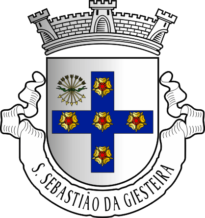 Brasão da antiga freguesia de São Sebastião da Giesteira - São Sebastião da Giesteira former civil parish, coat-of-arms Brasão da antiga freguesia de São Sebastião da Giesteira - São Sebastião da Giesteira former civil parish, coat-of-arms