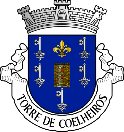 Brasão da freguesia de Torre de Coelheiros - Torre de Coelheiros civil parish, coat-of-arms Brasão da freguesia de Torre de Coelheiros - Torre de Coelheiros civil parish, coat-of-arms
