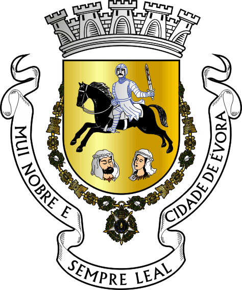 Brasão do Município de Évora - Évora municipal coat-of-arms Brasão do Município de Évora - Évora municipal coat-of-arms