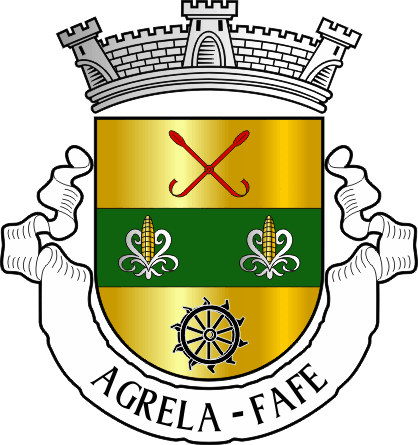 Brasão da antiga freguesia de Agrela - Agrela former civil parish, coat-of-arms Brasão da antiga freguesia de Agrela - Agrela former civil parish, coat-of-arms
