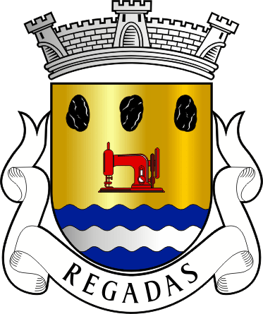 Brasão da freguesia de Regadas - Regadas civil parish, coat-of-arms Brasão da freguesia de Regadas - Regadas civil parish, coat-of-arms