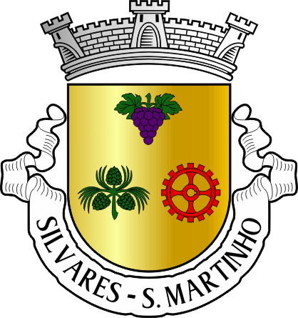 Brasão da freguesia de Silvares (São Martinho) - Silvares (São Martinho) civil parish, coat-of-arms Brasão da freguesia de Silvares (São Martinho) - Silvares (São Martinho) civil parish, coat-of-arms
