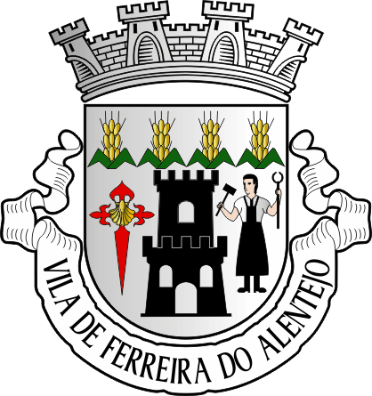Brasão do Município de Ferreira do Alentejo - Ferreira do Alentejo municipal coat-of-arms Brasão do Município de Ferreira do Alentejo - Ferreira do Alentejo municipal coat-of-arms
