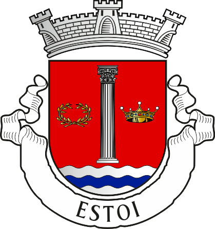 Brasão da antiga freguesia de Estoi - Estoi former civil parish, coat-of-arms Brasão da antiga freguesia de Estoi - Estoi former civil parish, coat-of-arms