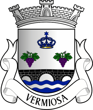 Brasão da freguesia de Vermiosa - Vermiosa civil parish, coat-of-arms Brasão da freguesia de Vermiosa - Vermiosa civil parish, coat-of-arms