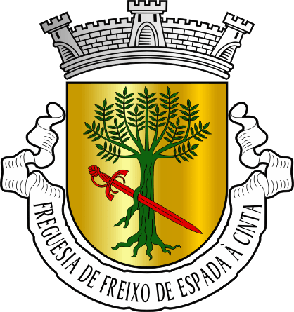 Brasão da antiga freguesia de Freixo de Espada à Cinta - Freixo de Espada à Cinta former civil parish, coat-of-arms Brasão da antiga freguesia de Freixo de Espada à Cinta - Freixo de Espada à Cinta former civil parish, coat-of-arms