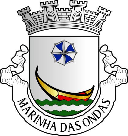 Brasão da freguesia de Marinha das Ondas - Marinha das Ondas civil parish, coat-of-arms
