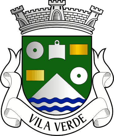 Brasão da freguesia de Vila Verde - Vila Verde civil parish, coat-of-arms Brasão da freguesia de Vila Verde - Vila Verde civil parish, coat-of-arms