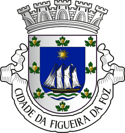 Brasão do município da Figueira da Foz - Figueira da Foz municipality coat-of-arms Brasão do município da Figueira da Foz - Figueira da Foz municipality coat-of-arms