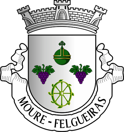 Brasão da antiga freguesia de Moure - Moure former civil parish, coat-of-arms