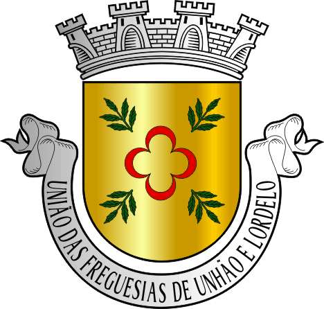 Brasão da União das freguesias de Unhão e Lordelo - Unhão and Lordelo civil parishes union coat-of-arms Brasão da União das freguesias de Unhão e Lordelo - Unhão and Lordelo civil parishes union coat-of-arms
