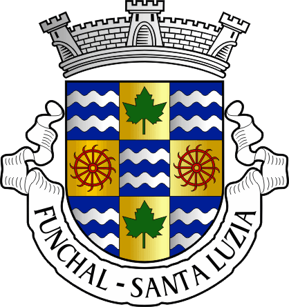 Brasão da freguesia do Funchal (Santa Luzia) - Funchal (Santa Luzia) civil parish, coat-of-arms Brasão da freguesia do Funchal (Santa Luzia) - Funchal (Santa Luzia) civil parish, coat-of-arms