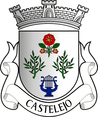 Brasão da freguesia de Castelejo - Castelejo civil parish, coat-of-arms Brasão da freguesia de Castelejo - Castelejo civil parish, coat-of-arms