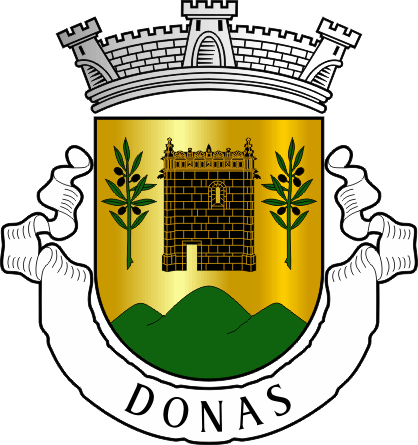 Brasão da antiga freguesia de Donas - Donas former civil parish, coat-of-arms Brasão da antiga freguesia de Donas - Donas former civil parish, coat-of-arms