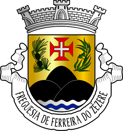 Brasão da freguesia de Ferreira do Zêzere - Ferreira do Zêzere civil parish, coat-of-arms