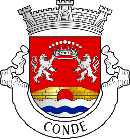 Brasão da antiga freguesia de Conde - Conde former civil parish, coat-of-arms