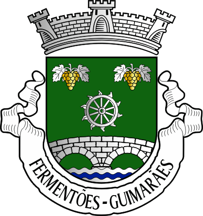 Brasão da freguesia de Fermentões - Fermentões civil parish, coat-of-arms Brasão da freguesia de Fermentões - Fermentões civil parish, coat-of-arms
