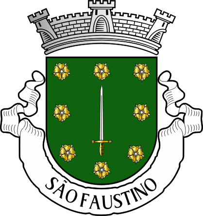 Brasão da antiga freguesia de São Faustino - São Faustino former civil parish, coat-of-arms