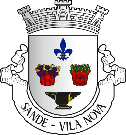 Brasão da antiga freguesia de Sande (Vila Nova) - Sande (Vila Nova) former civil parish, coat-of-arms Brasão da antiga freguesia de Sande (Vila Nova) - Sande (Vila Nova) former civil parish, coat-of-arms