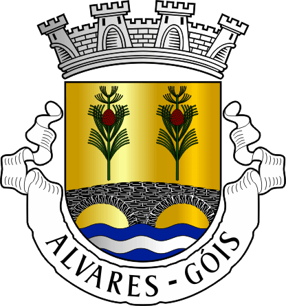 Brasão da freguesia de Alvares - Alvares civil parish, coat-of-arms Brasão da freguesia de Alvares - Alvares civil parish, coat-of-arms