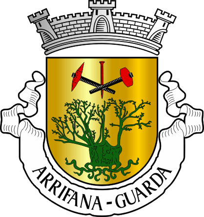 Brasão da freguesia de Arrifana - Arrifana civil parish, coat-of-arms