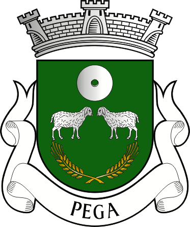 Brasão da freguesia de Pega - Pega civil parish, coat-of-arms Brasão da freguesia de Pega - Pega civil parish, coat-of-arms