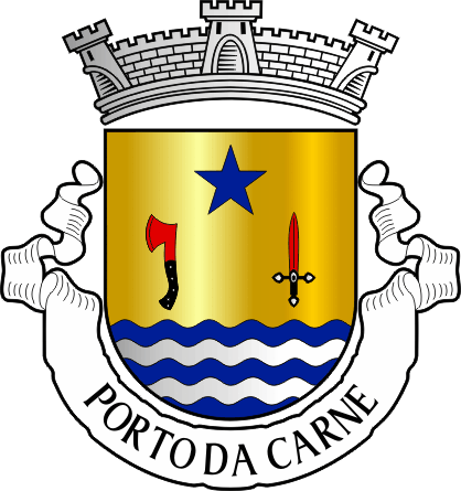 Brasão da freguesia de Porto da Carne - Porto da Carne civil parish, coat-of-arms Brasão da freguesia de Porto da Carne - Porto da Carne civil parish, coat-of-arms