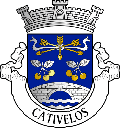 Brasão da freguesia de Cativelos - Cativelos civil parish, coat-of-arms Brasão da freguesia de Cativelos - Cativelos civil parish, coat-of-arms