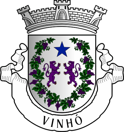 Brasão da antiga freguesia de Vinhó - Vinhó former civil parish, coat-of-arms Brasão da antiga freguesia de Vinhó - Vinhó former civil parish, coat-of-arms