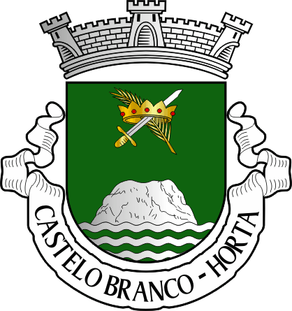 Brasão da freguesia de Castelo Branco - Castelo Branco civil parish, coat-of-arms Brasão da freguesia de Castelo Branco - Castelo Branco civil parish, coat-of-arms