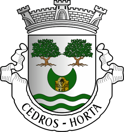 Brasão da freguesia de Cedros - Cedros civil parish, coat-of-arms