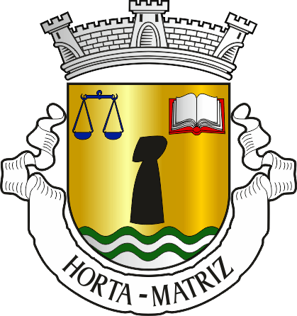 Brasão da freguesia de Horta (Matriz) - Horta (Matriz) civil parish, coat-of-arms Brasão da freguesia de Horta (Matriz) - Horta (Matriz) civil parish, coat-of-arms