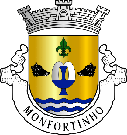 Brasão da antiga freguesia de Monfortinho - Monfortinho former civil parish, coat-of-arms Brasão da antiga freguesia de Monfortinho - Monfortinho former civil parish, coat-of-arms