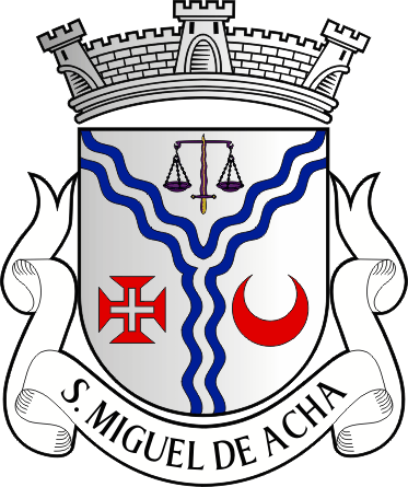 Brasão da freguesia de São Miguel de Acha - São Miguel de Acha civil parish, coat-of-arms
